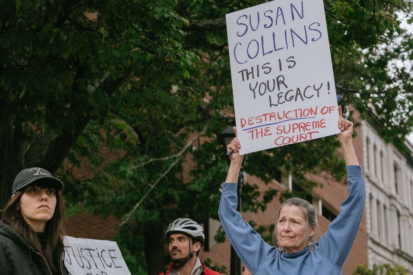 Image result for Susan Collins protest